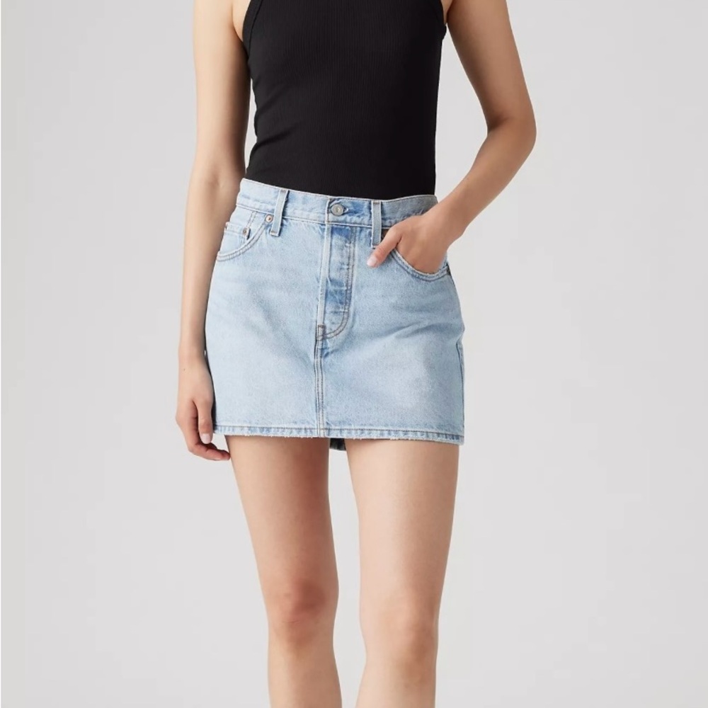 Levi’s icon skirt light wash